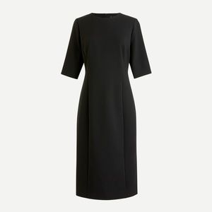 J.Crew Classic Sophisticated Elbow-Length, Knee-Length Sleeve Sheath Dress